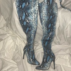 thigh high chap boots